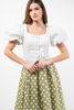 Imagen de Blusa Mangas Balloon Botones Dorados