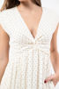 Imagen de Vestido Cuello V Print Mini Lunares