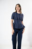 Imagen de Blusa En Rayas Estilo Peplum