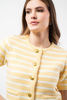 Imagen de Blusa Tejida Rayas Botones Dorados