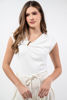 Imagen de Blusa Basica Detalle Accesorio Cuello
