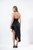 Imagen de Vestido En Satin Cuello Alto, Espalda Descubierta