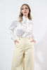 Imagen de Blusa En Satin Manga Larga, Lazo Cuello