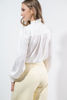Imagen de Blusa En Satin Manga Larga, Lazo Cuello