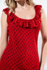Imagen de Vestido Print Lunares Vuelo Cuello