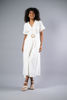 Imagen de Vestido Cuello V Botones Con Cinturon