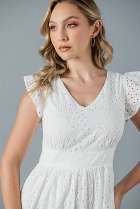 Imagen de Vestido En Librete Cuello V   (Exclusivo Pagina)