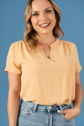 Imagen de Blusa Cuello V Manga Corta   ( Exclusiva Pagina)