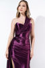 Imagen de Maxi Dress Satin Un Hombro