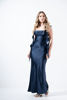 Imagen de Vestido En Satin, Espalda Descubierta, Vuelo Tirantes