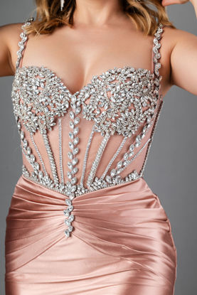 Imagen de Maxi Dress, Blusa Full Piedreria Y Abalorios