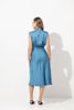Imagen de Vestido En Satin Cuello Alto