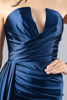 Imagen de Maxi Dress En Satin Straple, Abertura Falda