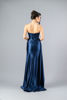 Imagen de Maxi Dress En Satin Straple, Abertura Falda