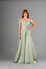Imagen de Maxi Dress En Satin Off Shoulder