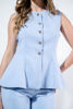Imagen de Chaleco Estilo Peplum Botones Dorados