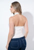 Imagen de Blusa En Satin Cuello Alto Espalda Descubierta