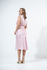 Imagen de Vestido En Satin Cuello Alto