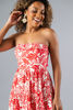 Imagen de Vestido Straple Print Floral, Nudo Espalda   ( Exclusivo Pagina)