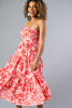 Imagen de Vestido Straple Print Floral, Nudo Espalda   ( Exclusivo Pagina)