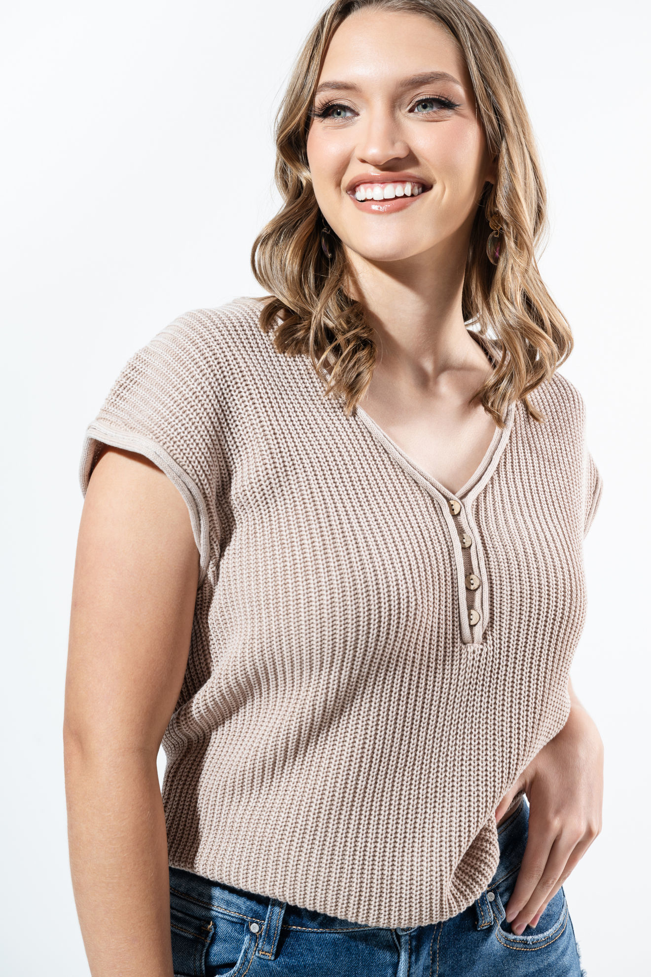 Imagen de Blusa Tejida Con Botones
