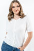 Imagen de Blusa Tejida Con Manga Corta Y Botones