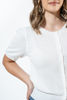 Imagen de Blusa Tejida Con Manga Corta Y Botones