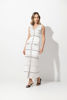 Imagen de Vestido Estilo Lapiza Botones Dorados Decorativos