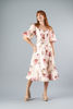 Imagen de Vestido Cuello V Print Floral Con Cinturon