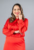Imagen de Vestido En Satin Cuello Alto