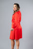 Imagen de Vestido En Satin Cuello Alto