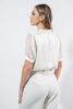 Imagen de Blusa Cuello V Con Collar Manga Corta