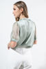 Imagen de Blusa Cuello V Con Collar Manga Corta