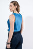 Imagen de Blusa En Satin Sin Mangas Cuello Bobo