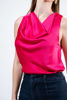 Imagen de Blusa En Satin Sin Mangas Cuello Bobo