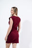 Imagen de Vestido Con Hombreras Falda Corta, Zipper Espalda