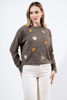 Imagen de Sweater Cuello Redondo Con Detalle Bordados