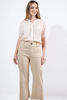 Imagen de Blusa  Cuello Chino Con Bordado Manga Corta