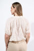 Imagen de Blusa  Cuello Chino Con Bordado Manga Corta