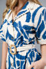 Imagen de Vestido Camisero Botones Frente Con Cinturon Manga Corta