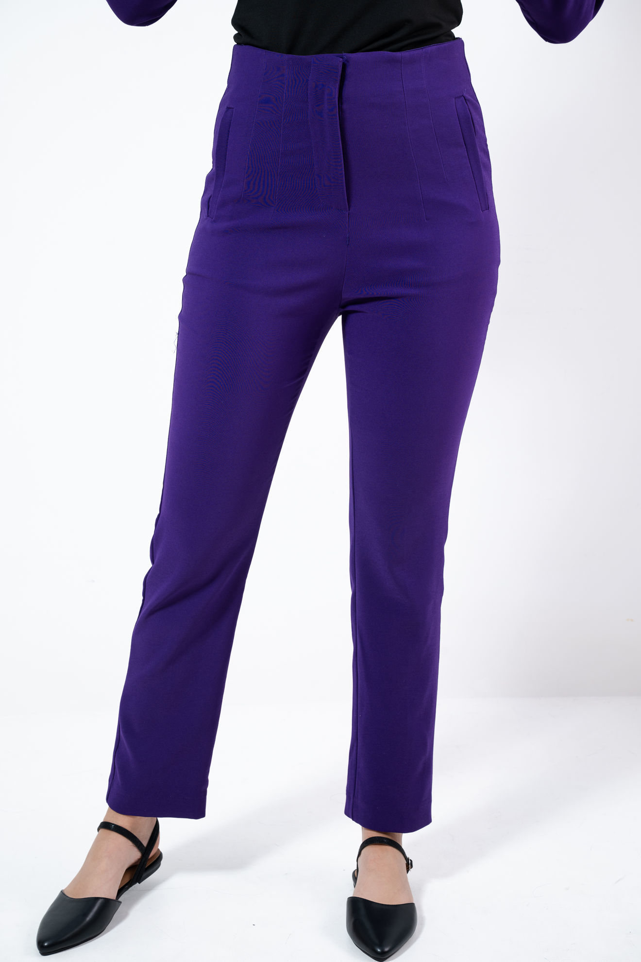 Imagen de Pantalon Basico Pinzas Talle Alto