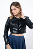 Imagen de Crop Jacket En Cuerina