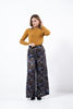 Imagen de Pantalon Palazzo En Satin Estampado Elastico Cintura