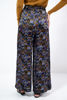 Imagen de Pantalon Palazzo En Satin Estampado Elastico Cintura