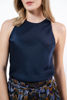 Imagen de Blusa En Satin Sin Mangas Cuello Redondo