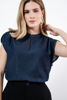 Imagen de Blusa Cuello Chino, Aberturas Laterales
