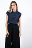 Imagen de Blusa Cuello Chino, Aberturas Laterales