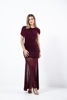 Imagen de Vestido Con Semi Capa, Falda Con Trasparencia