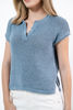 Imagen de Blusa Tejida Cuello V Manga Corta