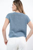 Imagen de Blusa Tejida Cuello V Manga Corta
